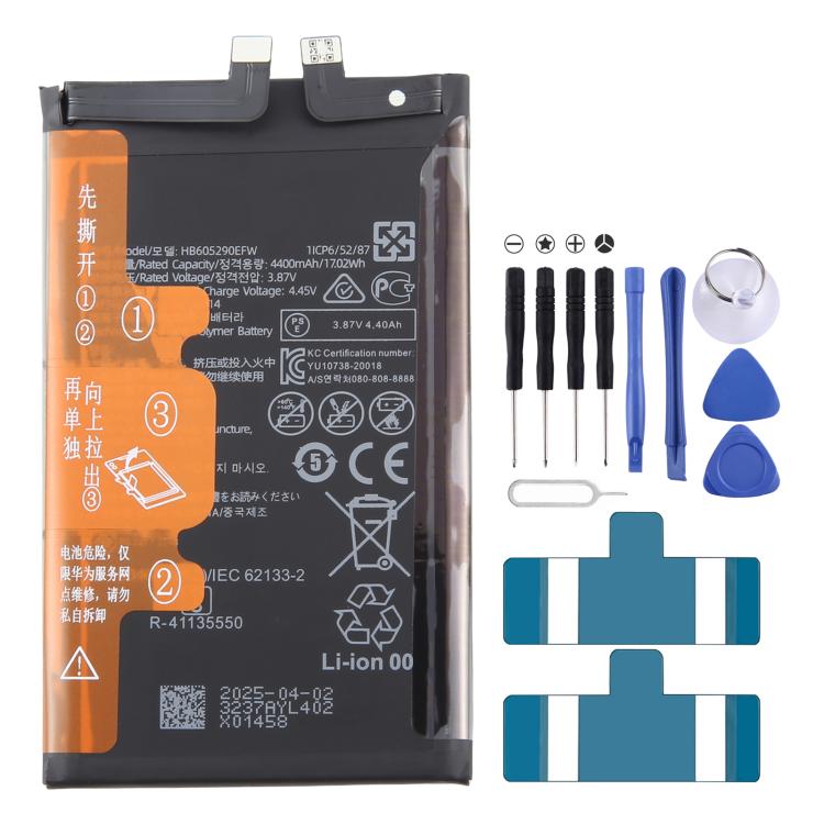 Battery Replacement, For Honor Magic 2 TNY-AL00 TL100 HB386689ECW 3500mAh, For Huawei Enjoy 70 Pro CTR-AL20 HB496493EGW 4900mAh