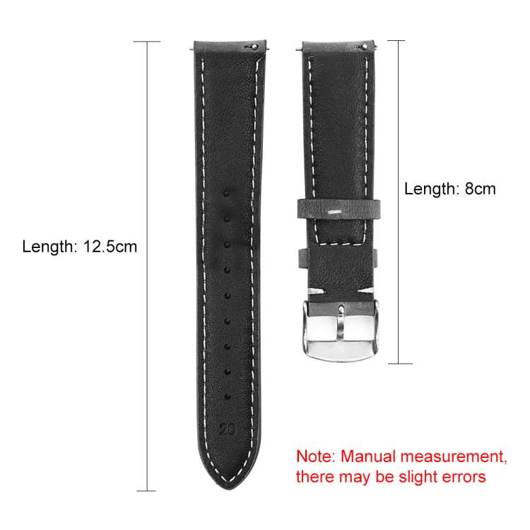 Bracelet de montre en cuir texturé Crazy Horse rétro xDfind, 24mm for Suunto 9 / 9 Baro / D5 / Core / 7, 14mm, 18mm, 20mm, 22mm