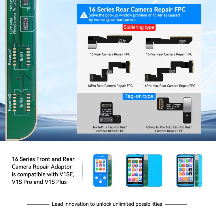 JC Front / Rear Camera Repair Adaptor