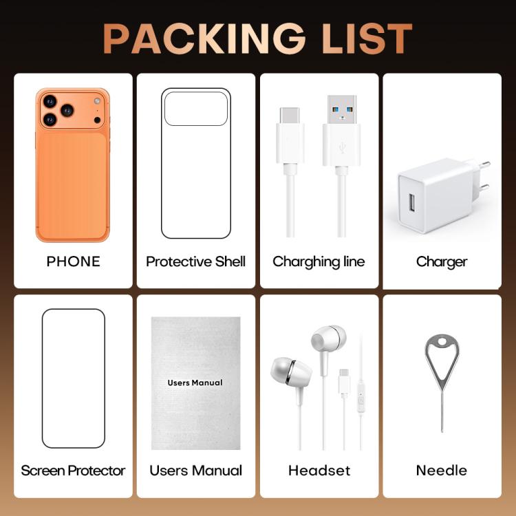I17 Pro Max / THA97, 3 Go + 16 Go, écran 6,58 pouces, Android 10, processeur quadricœur MTK6737, réseau 4G, double SIM, EU Plug, US Plug, UK Plug, AU Plug