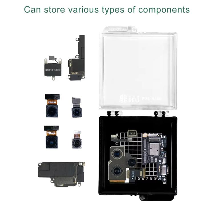 Boîte en plastique transparente antistatique auto-adsorbante BEST BST-R760 Mini, BEST BST-R760