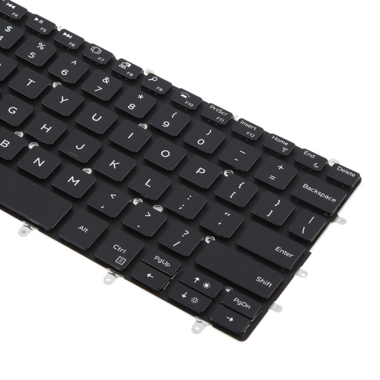 Clavier rétroéclairé pour ordinateur portable Dell XPS 13 7390 9370 9380 P82G (version américaine), For Dell XPS 13 7390(Black)