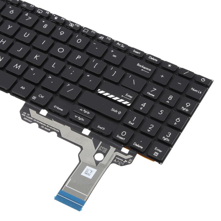 Clavier rétroéclairé pour ordinateur portable ASUS Vivobook X1504 X1504Z X1504V X1504VA (version américaine), For ASUS Vivobook X1504(Black)