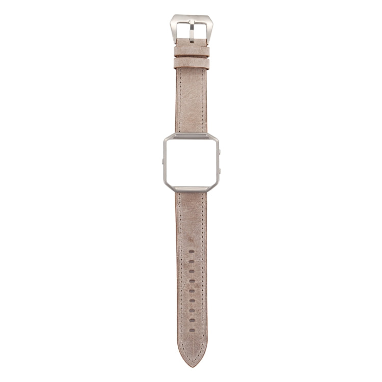 Bracelet de montre en cuir véritable de style frais, For Fitbit Charge 2, For Fitbit Blaze