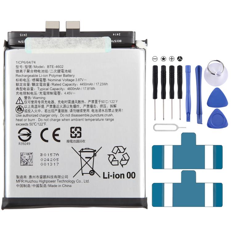 Batteriebatteriepileaccumulateurs, For HTC U23 Pro 4600mAh BTE-4601, For HTC Desire 21 Pro 5000mAh Q6353, For HTC Desire 20+ 5000mAh Q7202, For HTC Desire 20 Pro 5000mAh Q6655, For HTC Wildfire E1/E1 Plus 3000mAh BSQ09, For HTC U24 Pro+ 4600mAh BTE-4602
