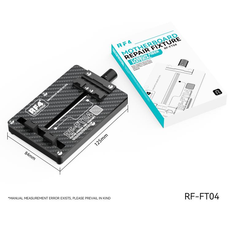 RF4 RF-FT04 Banc de réparation de carte mère en fibre de carbone haute température à un axe et double coulissement, RF-FT04
