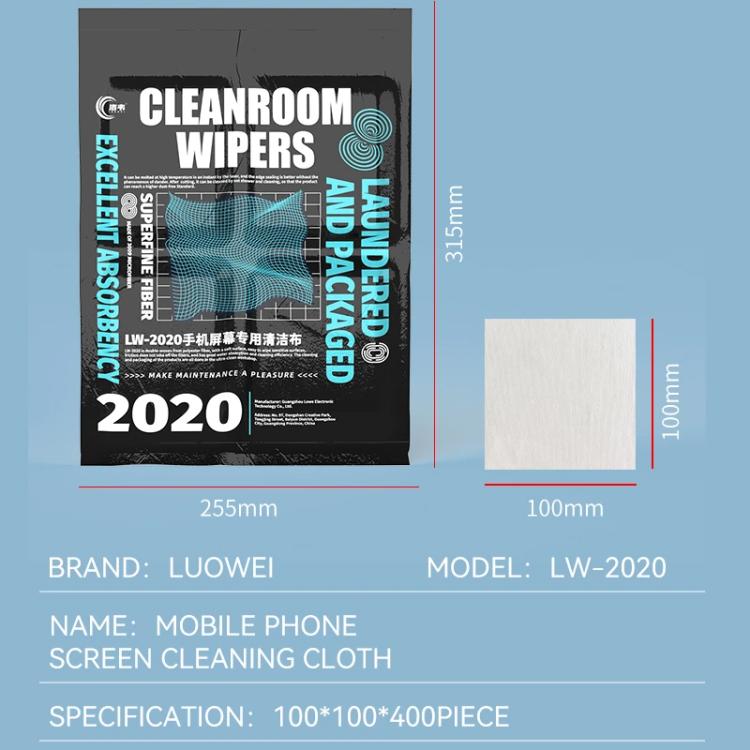 Chiffon de nettoyage antistatique ultrafin Luowei LW-2020, LW-2020