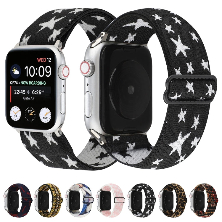 Bracelet de montre à boucle de style ethnique pour Apple Watch Series 6 & SE & 5 & 4 40mm / 3 & 2 & 1 38mm, For Apple Watch Series 7 41mm / 6 & SE & 5 & 4 40mm / 3 & 2 & 1 38mm