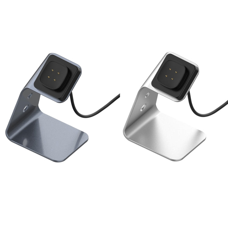 Pour le support de chargeur en alliage d'aluminium Fitbit Versa 3 / Fitbit Sense avec protection contre les puces, prise en charge de la charge rapide, For Fitbit Versa 3