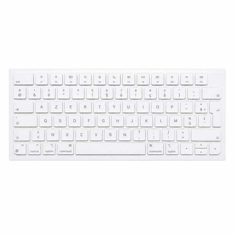 Touches blanches pour MacBook A2438 A2439 A2449 A2450 A3118 A3203 Magic Keyboard 3 et Magic Keyboard 4, German, French