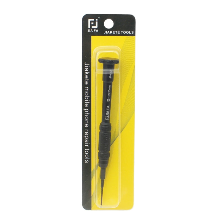JIAFA JF-619-2.5 Tournevis à pointe croisée creuse 2,5 x 30 mm Réparation de la lunette centrale pour iPhone