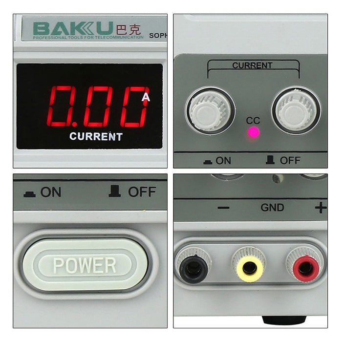 BAKU BK-305D 220 V commutation multifonction variable DC LED alimentation ininterrompue réparation voltmètre ampèremètre pour téléphone portable/ordinateur portable