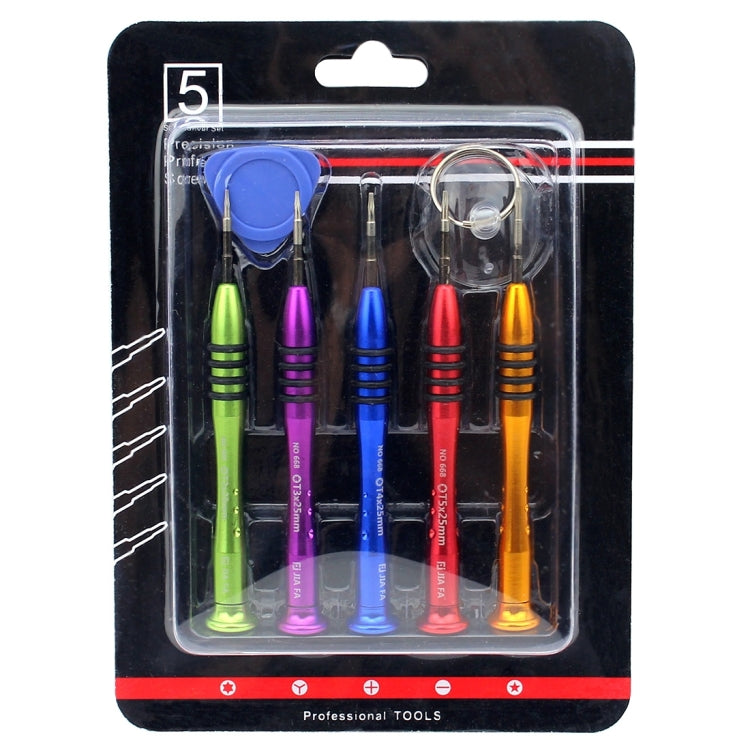 JIAFA JF-825 Ensemble d'outils de réparation de tournevis Torx 7 en 1