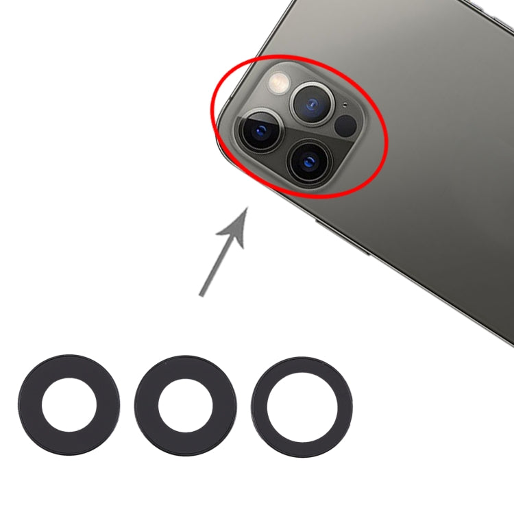 Cache objectif d'appareil photo pour iPhone 12 Pro