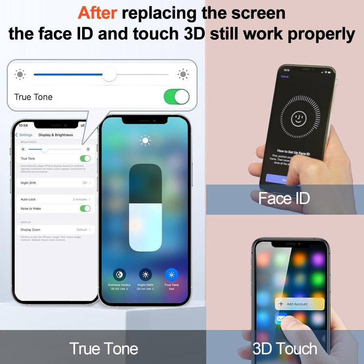 Écran LCD RJ incell Cof pour iPhone 13 mini avec assemblage complet de numériseur