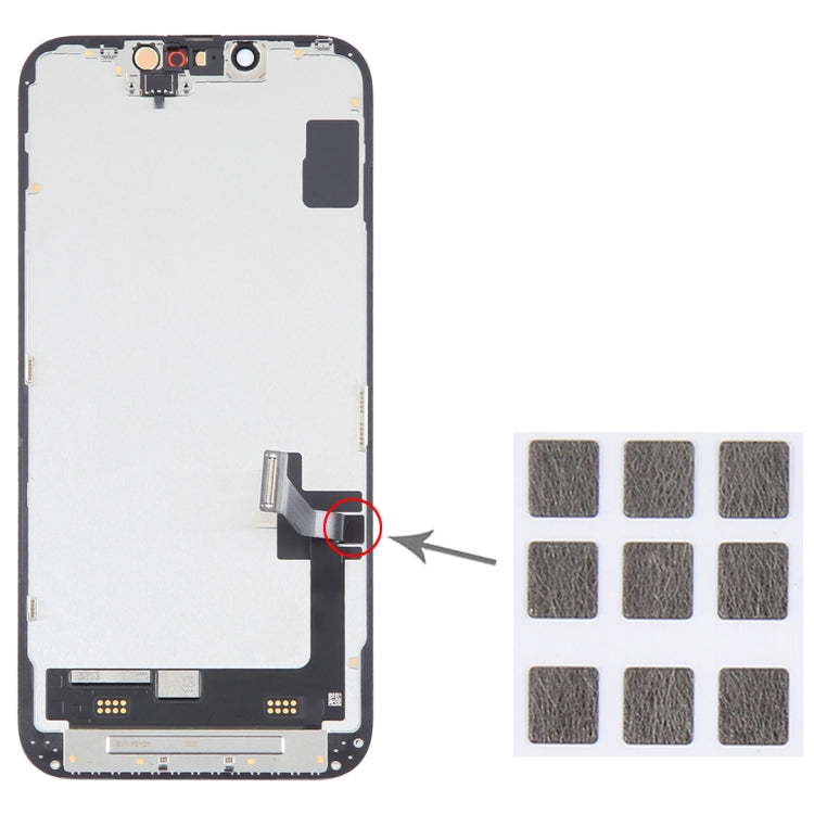 100/Set autocollants de soudure d'écran pour iPhone 14/14 Plus