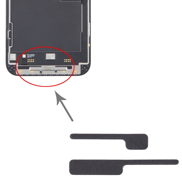 100/ensemble pour iPhone 14 Pro Max LCD support éponge mousse tampons