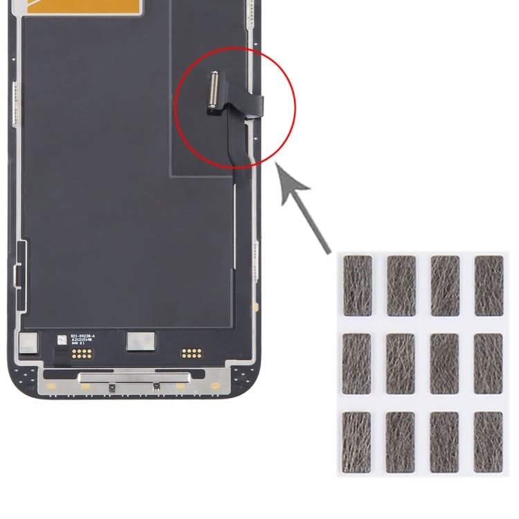 100 / Set Autocollants adhésifs pour câble flexible d'affichage LCD pour iPhone 14 Pro Max / 14 Pro