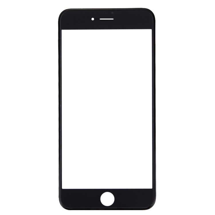 Lentille extérieure en verre de l'écran avant avec cadre de lunette d'écran LCD avant pour iPhone 7
