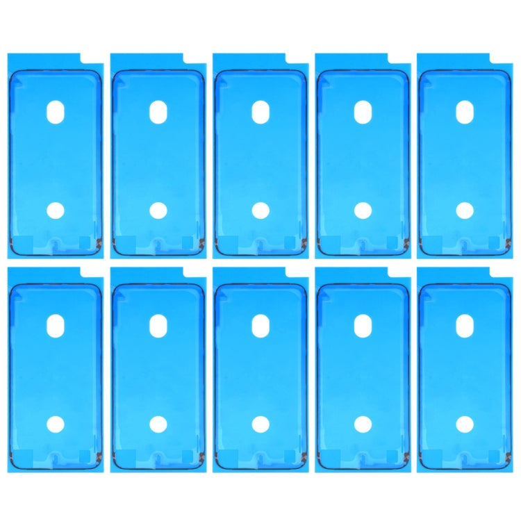 Autocollants adhésifs imperméables pour cadre LCD, 10 pièces, pour iPhone 8
