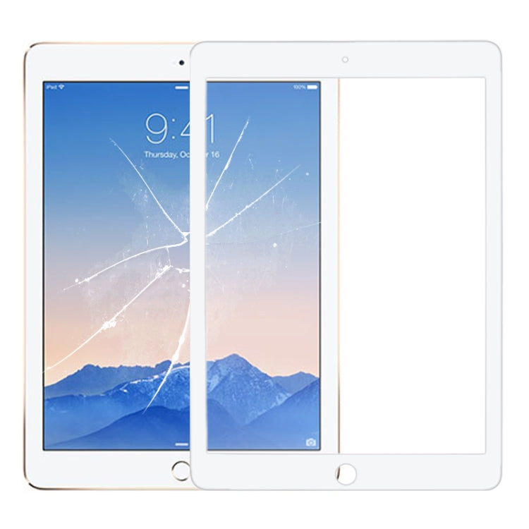 Lentille extérieure en verre de l'écran avant pour iPad Air 2 / A1567 / A1566