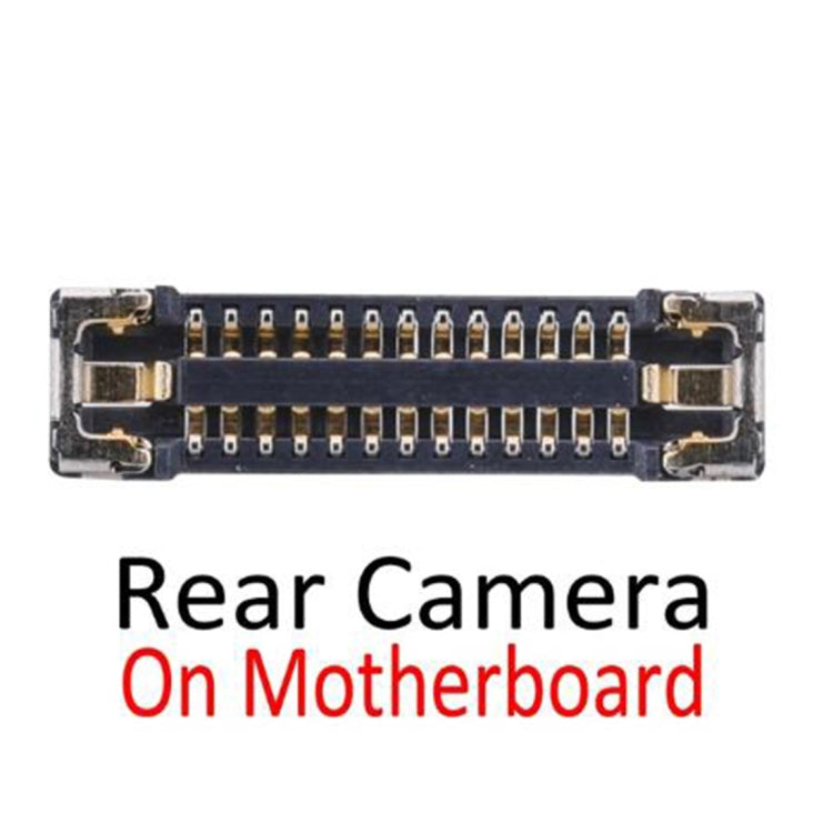 Connecteur FPC de caméra arrière sur la carte mère pour iPhone X