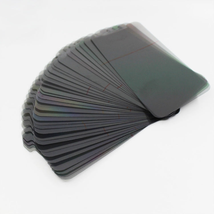 Films polarisants de filtre LCD 50 PCS pour iPhone X