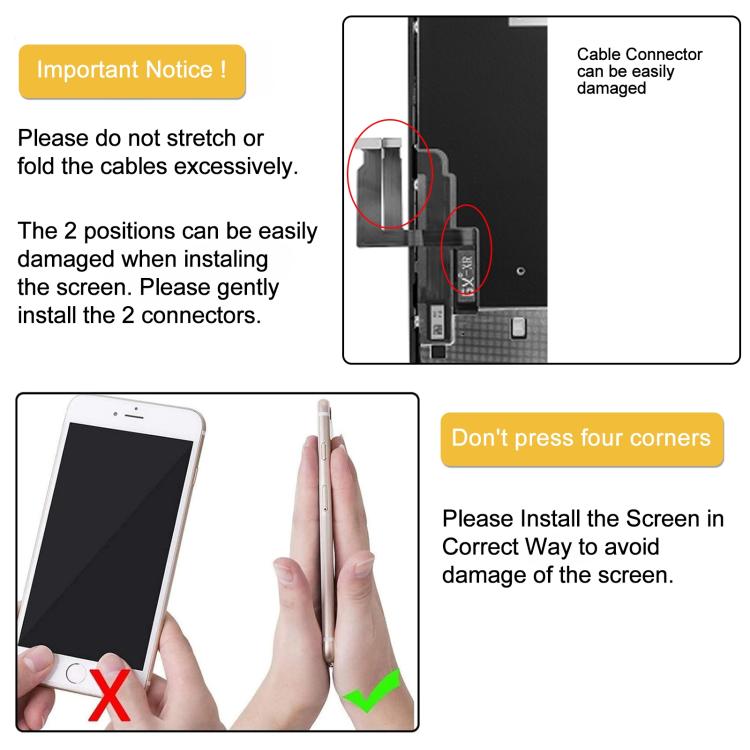 Écran LCD GX Incell pour iPhone XR avec assemblage complet de numériseur