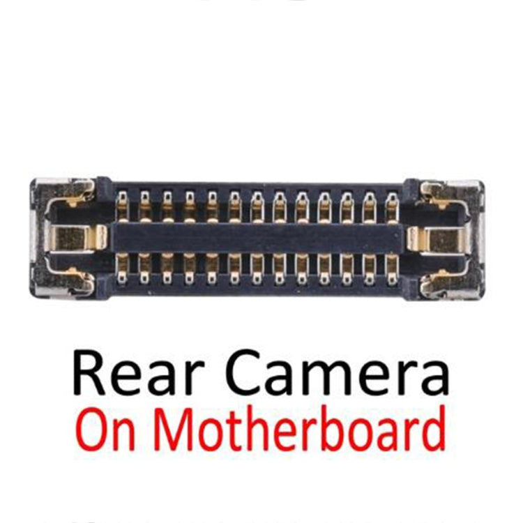 Connecteur FPC de caméra arrière sur la carte mère pour iPhone XS
