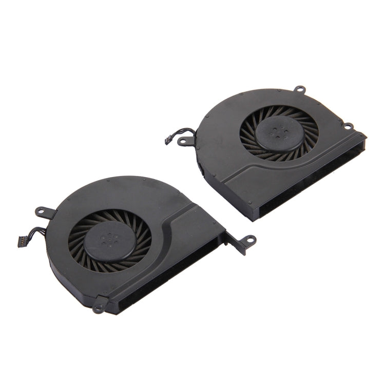 1 paire de ventilateurs de refroidissement pour Macbook Pro 15,4 pouces (2009 - 2011) A1286 / MB985 / MC721 / MC371 (gauche + droite)