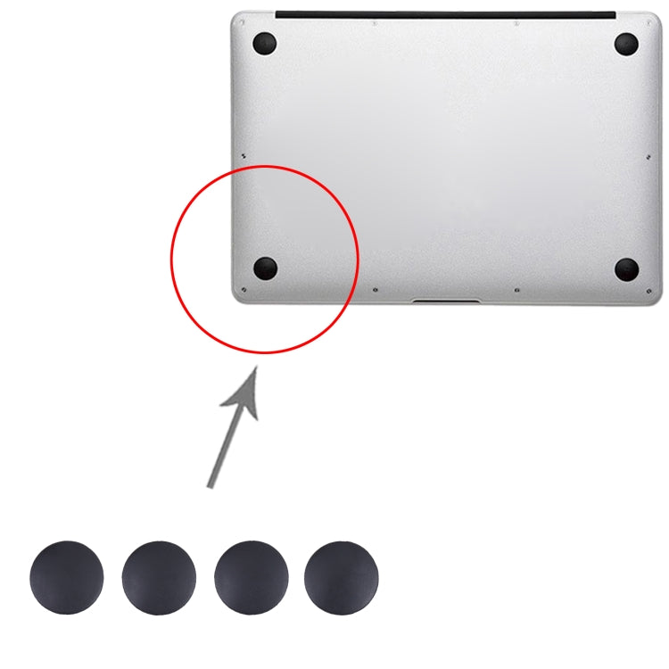 Tapis de refroidissement en caoutchouc antidérapant, 4 pièces, pieds pour Apple MacBook Air 13 pouces A1932