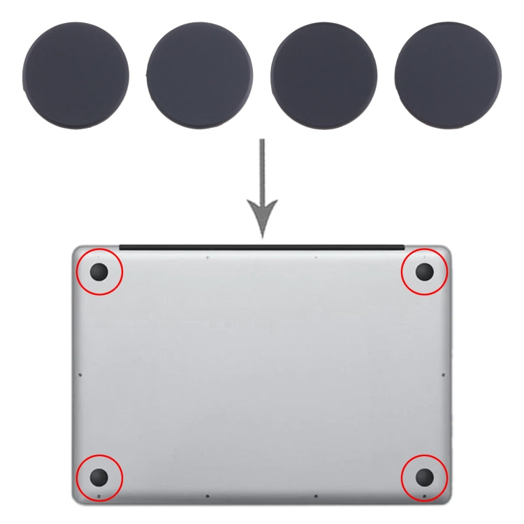 Coque inférieure 4 en 1 pour MacBook Pro A2442, A2485, A2681, 2021, 2022, tapis en caoutchouc