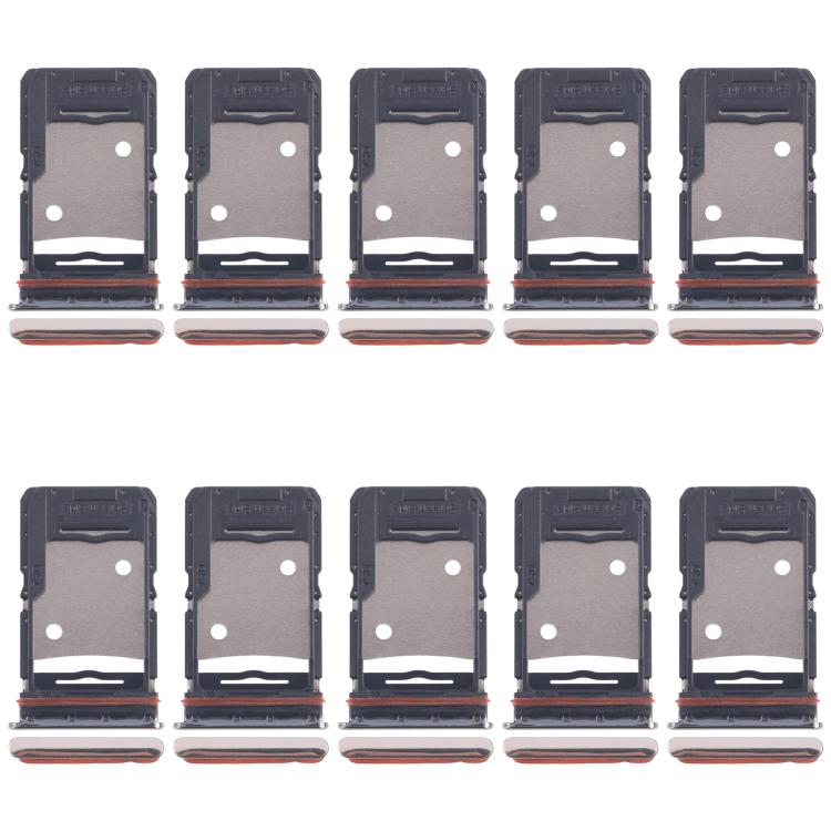 For Tecno Camon 18P 10pcs Original SIM Card Tray + SIM Card Tray + Micro SD Card Tray