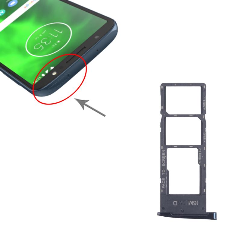 For Motorola Moto G6 10pcs Original SIM Card Tray + SIM Card Tray + Micro SD Card Tray