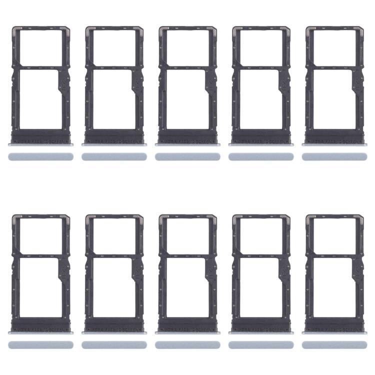 For Xiaomi Redmi 13 5G 10pcs SIM Card Tray + SIM Card Tray / Micro SD Card Tray
