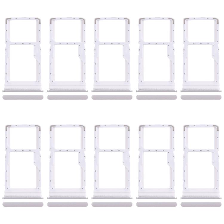 For Xiaomi Poco M6 4G 10pcs Original SIM Card Tray + SIM Card Tray / Micro SD Card Tray