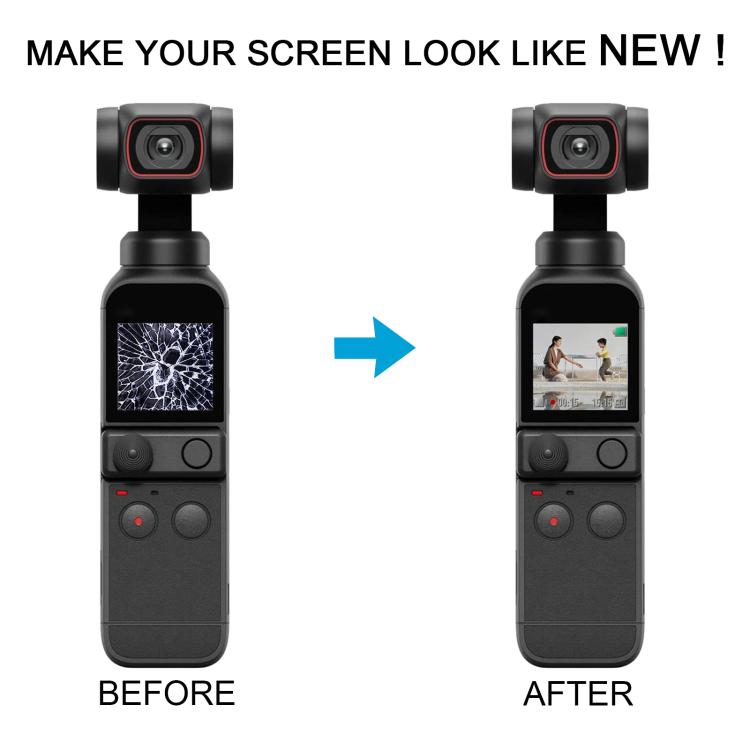 Écran LCD d'origine avec numériseur et ensemble complet pour DJI Osmo Pocket 2, For DJI Osmo Pocket 2(Original)