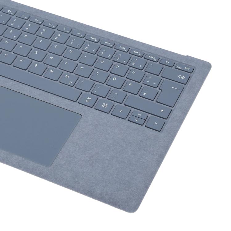 Clavier allemand/britannique avec coque C et pavé tactile pour Microsoft Surface Laptop 4 13,5 pouces, For Microsoft Surface Laptop 4 13.5 inch