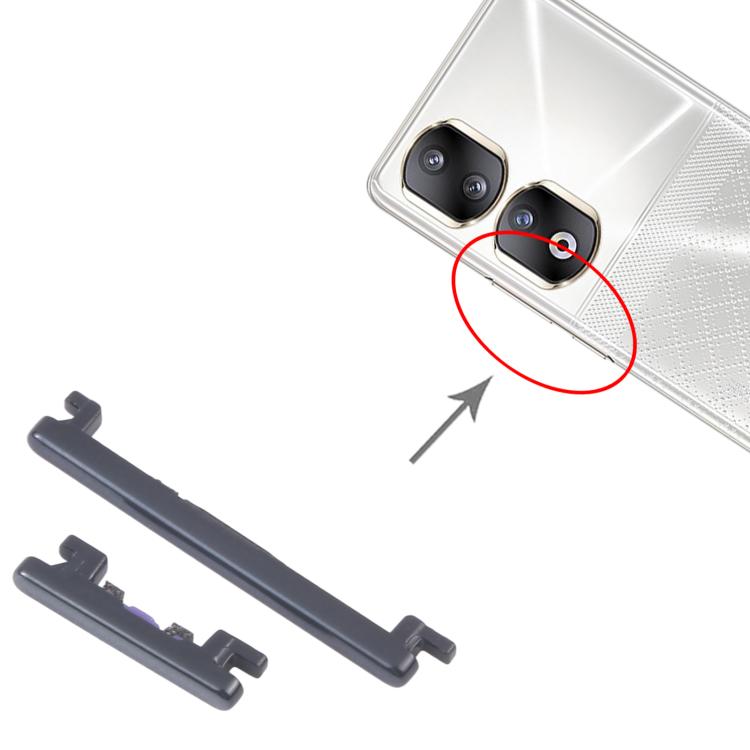 Boutons d'alimentation et de contrôle du volume d'origine pour Honor 90 Pro (10 paires), For Honor 90 Pro(Original)