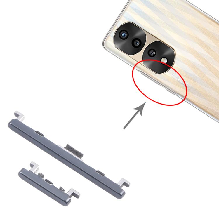 Boutons d'alimentation et de contrôle du volume d'origine pour Honor 70 Pro (10 paires), For Honor 70 Pro(Original)