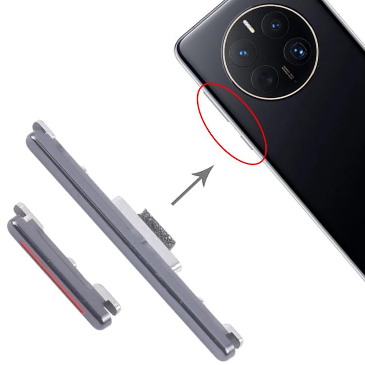 Boutons d'alimentation et de contrôle du volume d'origine pour Huawei Mate 50 Pro (10 paires), For Huawei Mate 50 Pro(Original)