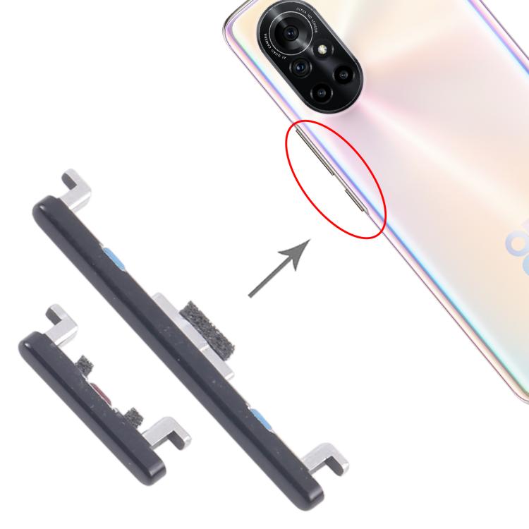 Boutons d'alimentation et de contrôle du volume d'origine pour Huawei nova 8 (10 paires), For Huawei nova 8(Original)