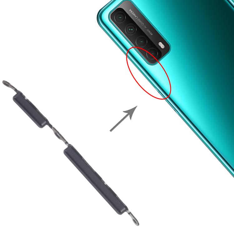 Boutons d'alimentation et de contrôle du volume d'origine pour Huawei Y7a (10 paires), For Huawei Y7a(Original)
