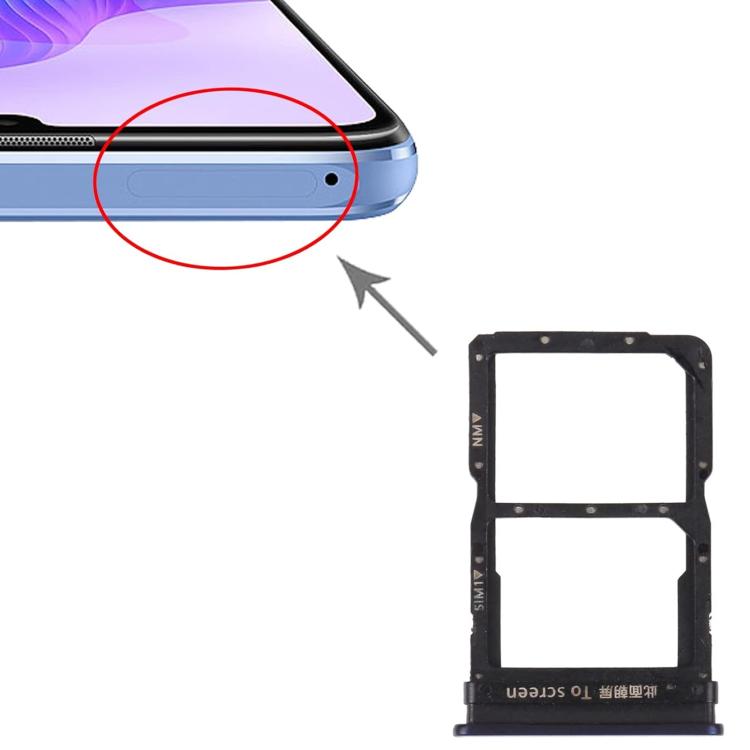 Pour Huawei Enjoy 20 Pro : 10 plateaux pour cartes SIM d'origine + plateau pour cartes NM, For Huawei Enjoy 20 Pro(Original)