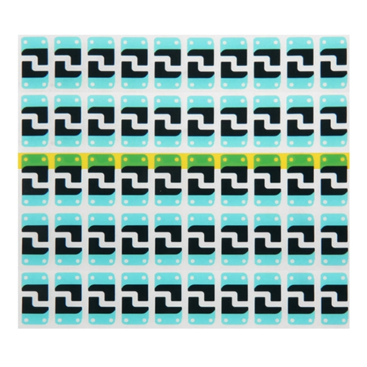 100 pièces pour iPhone 6, feuille de fer pour clé de maison, autocollant en pâte de coton isolant
