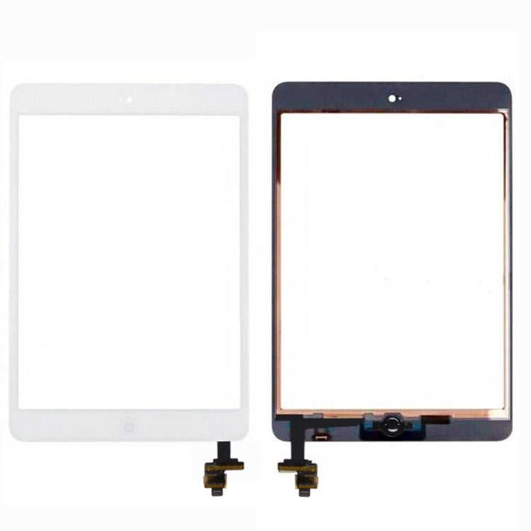Écran numériseur en verre tactile + puce IC + assemblage flexible de contrôle pour iPad mini et iPad mini 2