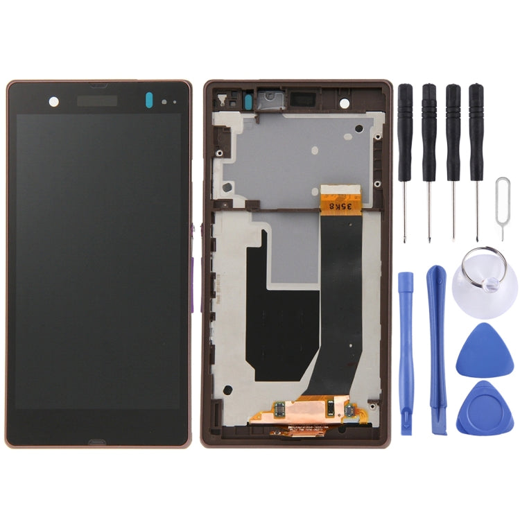 Écran LCD + Dalle Tactile avec Cadre pour Sony Xperia Z / L36H / C6603 / C6602