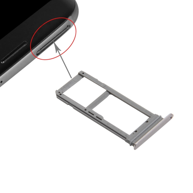 Pour Galaxy S7 Edge / G935 Plateau pour carte SIM et plateau pour carte Micro SD
