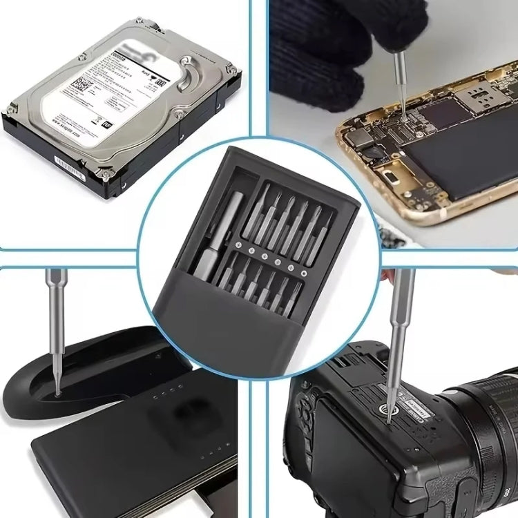 Kits de tournevis 25 en 1, ensemble d'outils de réparation d'embouts de précision pour téléphones, tablettes, montres