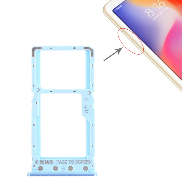 Tiroir Carte SIM + Tiroir Carte SIM / Tiroir Carte Micro SD pour Xiaomi Redmi 6 / Redmi 6A